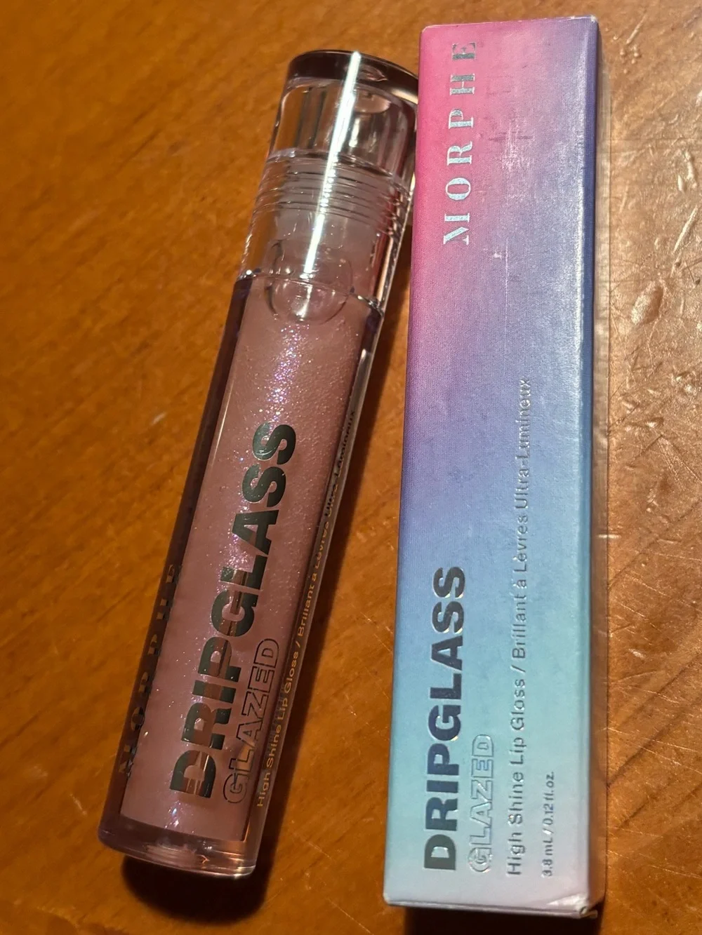 Morphe Dripglass Glazed High Shine Lip Gloss    Frose Bliss